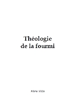 Thologie de la fourmi